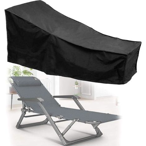 Vtizikl Housses de chaise longue d'extérieur Housse de chaise longue de jardin étanche 82 pouces Housse de chaise longue d'extérieur Housse de fauteuil inclinable de meubles robuste Housse de chaise d (1/5)