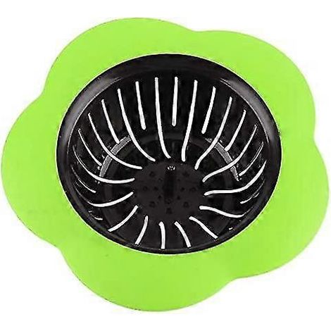 Crépines d'évier, silicone, accessoires de salle de bain, protection de bonde en forme de fleur (1/5)