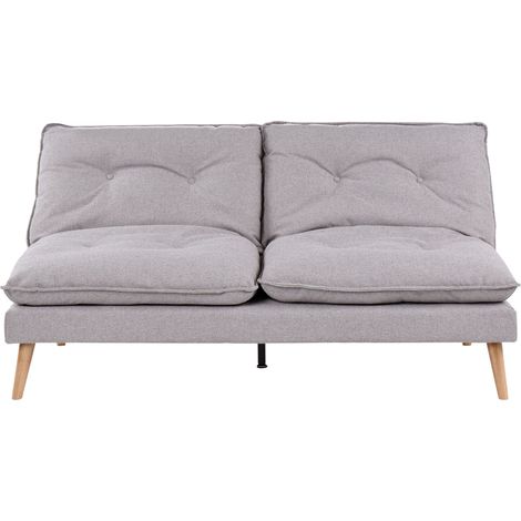 Schlafsofa 3-Sitzer YILA Stoff Grau