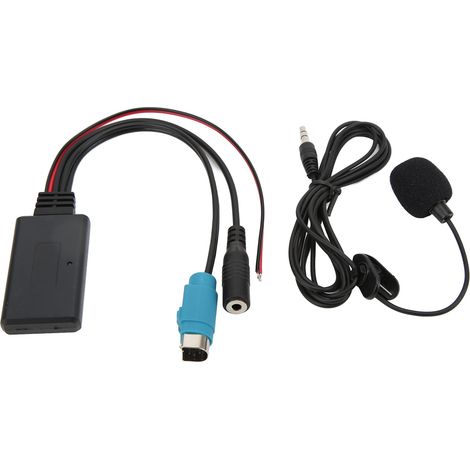Câble d'entrée Bluetooth 5.0 pour autoradio Alpine KCE‑236B pour appels sur smartphones Android. (1/5)