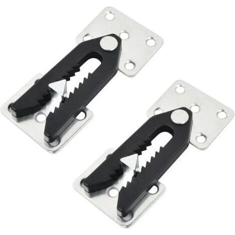 2 Pièces Connecteurs de Meubles,Connecteurs de Canapé Rembourré,Métal Galvanisé,Connecteur de Canapé Sectionnel avec Fermeture à Clip,Boucle de Connexion de Canapé pour Lits, Tables (1/4)