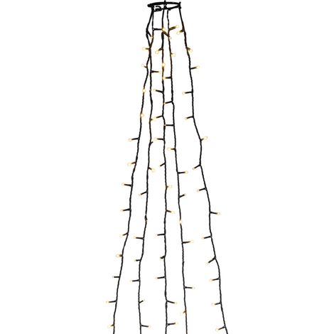 LED Baummantel mit Ring 5 a 40 LED,200 bernsteinf. (1/3)