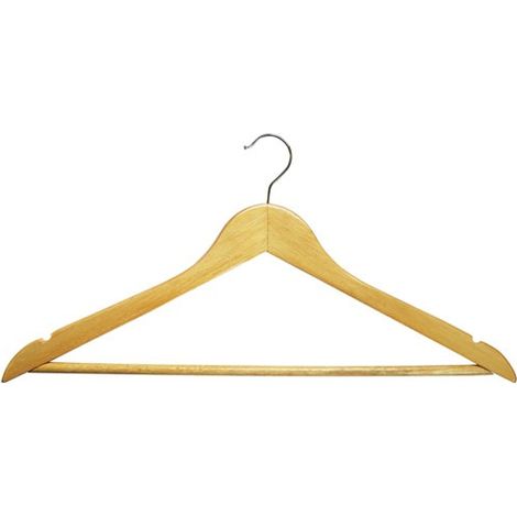 Gebogener Lack-Kleiderbügel 45cm - Thomas