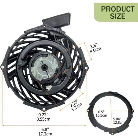 deawater Démarreur à tirette pour Briggs & Stratton 593961 590588 591139 593959 Pièces de rechange