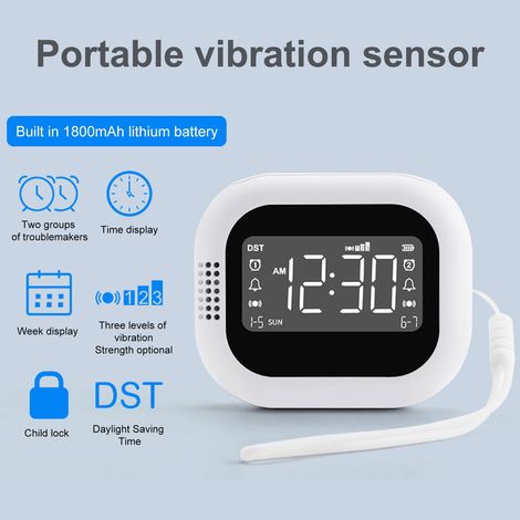 Sveglia digitale multifunzionale per camera da letto, generatore di rumore bianco, altoparlante portatile da viaggio. (1/5)