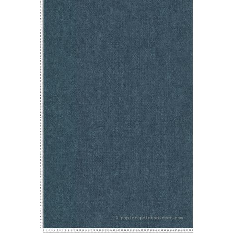 Papier peint Uni Bleu Séjours & Chambres Lutèce