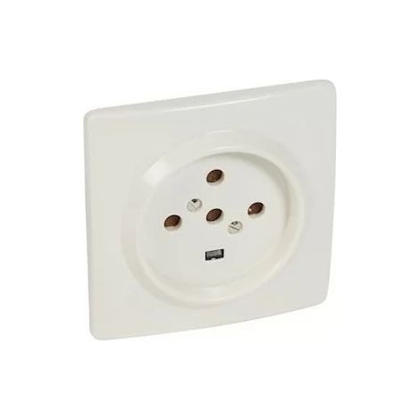 Legrand 055427 Recessed base 20A 3P+N+T 380V ivory