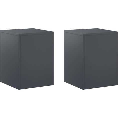 Support de Plante 2 pcs Anthracite 30 x 30 x 40 cm – jardinière de jardin