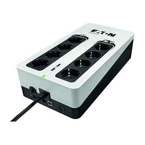 Onduleur Eaton 3S 850 DIN - Off-line UPS - 3S850D - 850VA 8 prises DIN europeennes Noir/Blanc (1/5)