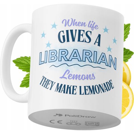 Lustige Kaffeetasse mit witzigem Textdesign für Bibliothekare – ideal für Geburtstage, Namenstage und Feiertage. Hochwertige Tasse für besondere Anlässe, ob im Büro oder zu Hause. Farbe: Weiß, 330 ml.