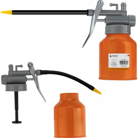 Oliatore VERGIONIC da 250 ml - in metallo, con tubo flessibile.