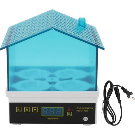 Petit incubateur d'œufs à 4 fentes, température et humidité réglables, Portable, éclosion automatique pour poulet, Pigeon, caille (1/5)