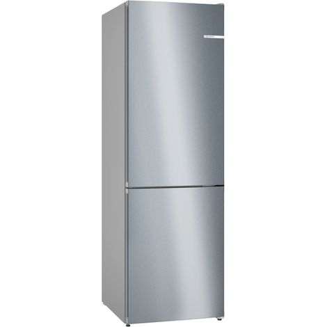 Bosch Hausgeräte KGN362IDF Serie 4 Kühl- und Gefrierschrank, 186 x 60 cm, 218 L + 103 L Gefrierfach, keine Abtauung, VitaFresh XXL, einheitliche LED-Beleuchtung, Edelstahl (1/5)