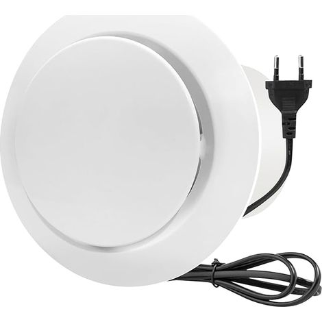 100mm 130m³/h Silent Extractor Fan for Bathroom, Toilet, Kitchen, Garage, Energy-Saving Vortex Extractor with Check Valve (4 Inch) (1/5)