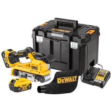DEWALT XR 18V Li-Ion bruhless Bandschleifer - 2 Batterien 5.0 Ah - DCW220P2-QW (1/7)