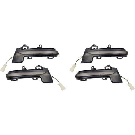 Cuatro intermitentes laterales LED dinámicos para Octavia Mk3 A7 5E T-Roc Troc 2014-2020