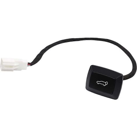 Bouton de verrouillage de coffre 12 V, remplacement universel, couvercle de bouton de verrouillage de hayon arrière pour berline, SUV et véhicule tout-terrain 12 V (noir)-Black
