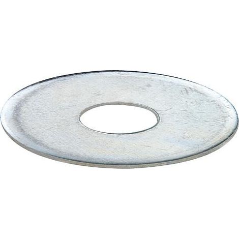 Rondelle plate modèle R, galvanisée (1/3)