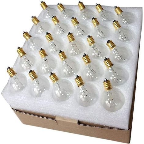 Ampoule décorative G40 E12 7 W IP44 étanche, blanc chaud, pour éclairage extérieur et décoration de mariage (1/5)