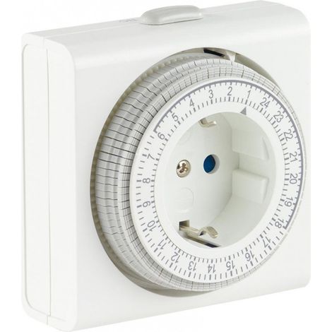 Timer compatto meccanico bianco (per 6) (1/2)