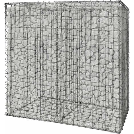Verzinkter Gabionenkorb, 100x50x100 cm, 3 Fächer (1/5)