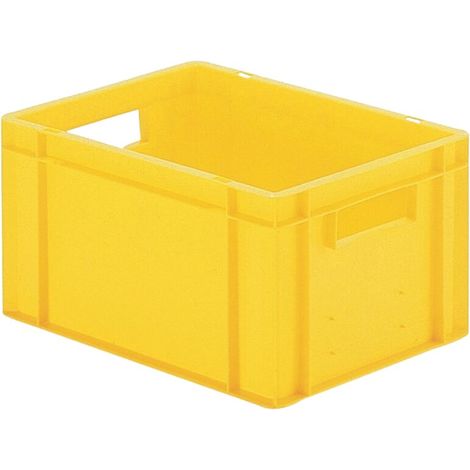 Transport-Stapelkästen, gelb Maße in mm (BxTxH): 400 x 300 x 175