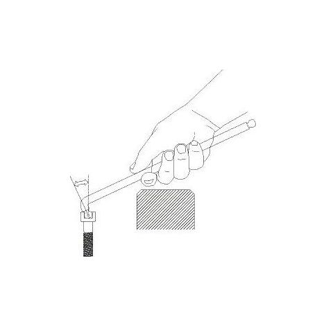Gedore 42 DKEL 2,5 Chiave a brugola 2.5 mm (1/4)