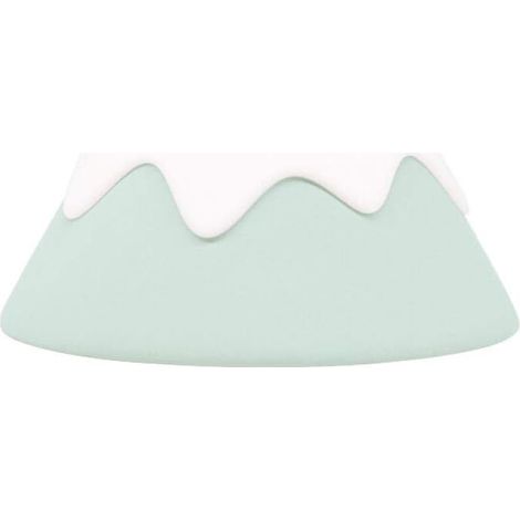 Lampe De Montagne De Neige Led Veilleuse En Silicone Tactile Avec Lampe D'Alimentation De Chevet Endormie-Vert Menthe (1/5)