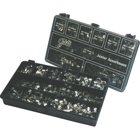 Colliers de serrage 165 pcs Jubilee JUBOX165 (1/3)