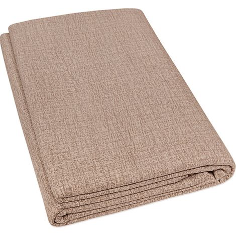 Tissu d'ameublement Revêtement en tissu Gran Foulard Housse de canapé Fauteuil-lit Gris Tourterelle - 230x265 cm