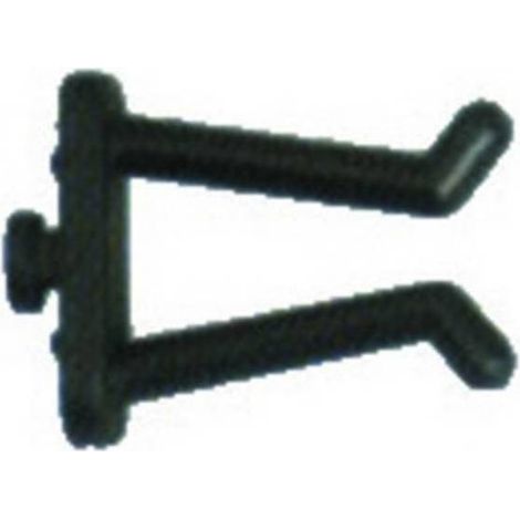100 x GANCIO P/PANNELLI FORATI NYLON FIG 5 A MOLLA