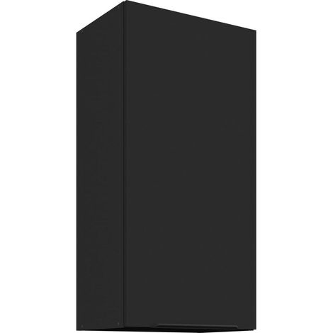 Küchen Hängeschrank 45 cm SIENA Schwarz Küche Küchenzeile Küchenblock 90 cm hoch (1/5)