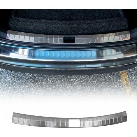 OMAC Protection Seuil de Coffre pour VW Tiguan Allspace 2016-2024 Acier Inoxy Brossé (1/5)