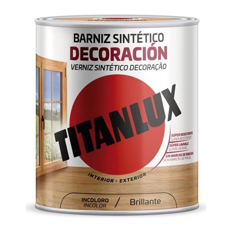 Vernis synthétique incolore TINTALUX Décoration 750 ml - talla Brillant incolore