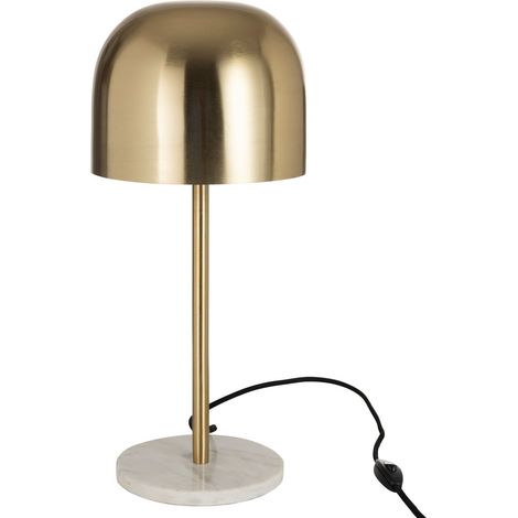 Lampe de table métal doré et marbre blanc Narsh - Lot de 2 (1/5)