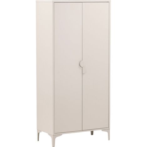 Armoire Design 2 Portes "Piring" 85cm Beige (1/5)
