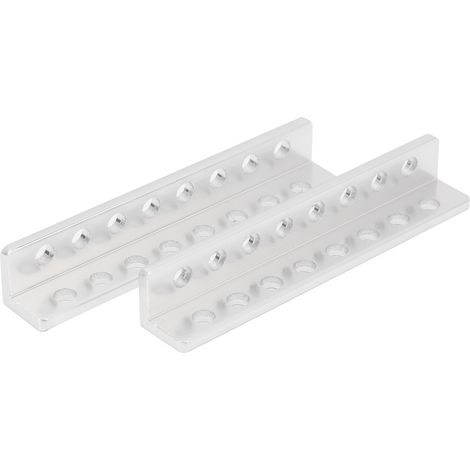 2Pcs 8 Trous Poutre Aluminium en L Accessoires Robot 12x12x72mm 310300080072 (1/5)