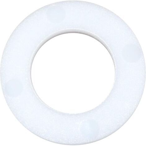 C48564 - Lot de 100 Rondelles plates en polyamide/PA/nylon M8 Ø extérieur 16mm épaisseur 1.7mm - DIN 125 (1/2)
