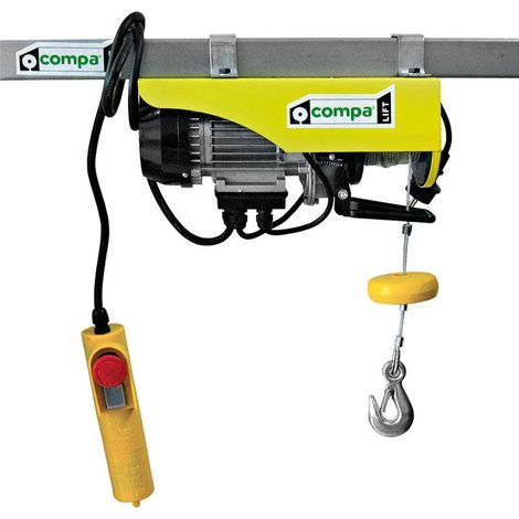 PARANCO VERRICELLO ELETTRICO ARGANO SOLLEVATORE 400/800Kg 1200W H.18m COMPA (1/3)