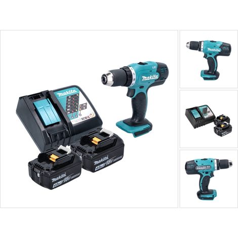 Makita DDF 453 RM Akku Bohrschrauber 18 V 42 Nm + 2x Akku 4,0 Ah + Ladegerät (1/5)