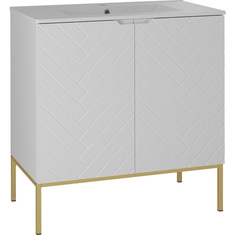 Waschtisch 80cm Daria, Weiß (1/5)