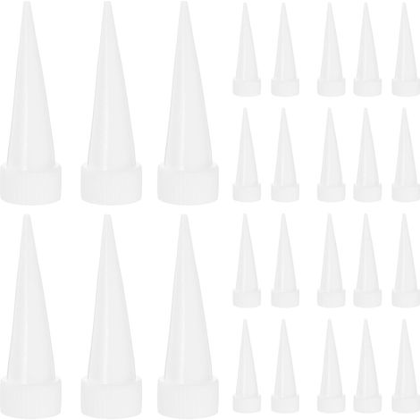 100 Pieces Dispenser Finishing Precision Caulking Sealant Pieces Tubes