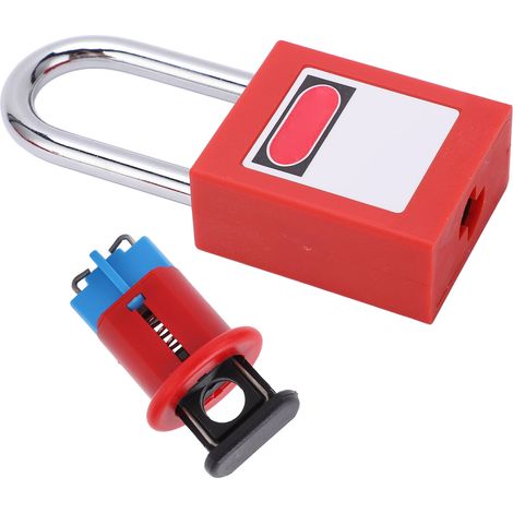 Dispositif de verrouillage de disjoncteur miniature, verrou de sécurité pour disjoncteur industriel (MPCI + cadenas 38 mm)