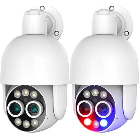 Cámara IP, Ultra HD 8MP, Detección inteligente de personas, Cámara de doble lente de 8MP (1/2)