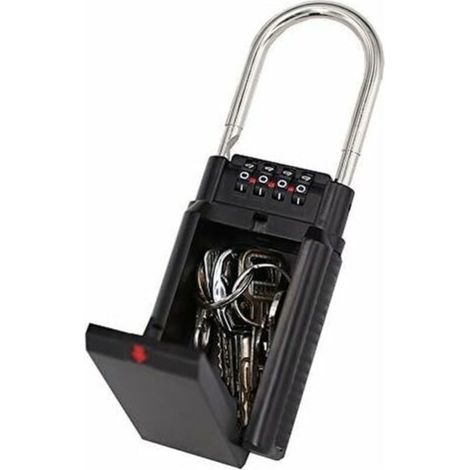 Schlüsseltresor, codierter Schlüsseltresor, Aufbewahrungsbox mit Zahlenschloss, sichere Aufbewahrung für ausgewählte Zugangsschlüssel, geeignet für ältere Freunde und Verwandte. (1/5)