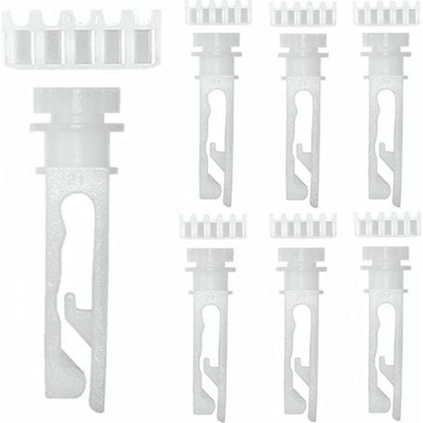 Tiges De Poulie - Pour Stores Verticaux - Matière POM - Blanc - Lot De 6 (1/5)