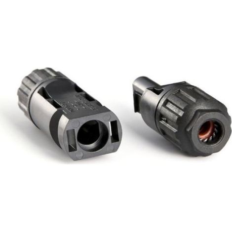 Connecteurs MC4 pour panneaux solaires - - MC4 - Joint double anneaux IP67 - 6 paires mâle/femelle - Câble solaire (1/4)