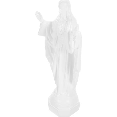 Statue de Jésus INOOMP en résine , figurine religieuse pour la décoration table et d'église , sculpt (1/5)