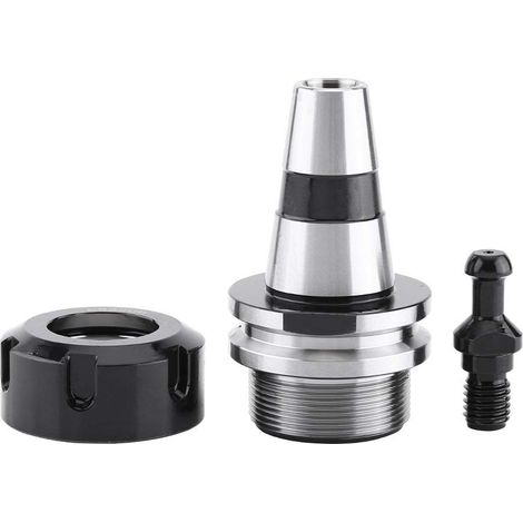 Collet ISO30 ER32 Équilibré En Acier Inoxydable Mandrin Porte Outil De Fraisage CNC G2.5 30000RPM Pour Machines De Perçage Et Argent Noir (1/5)