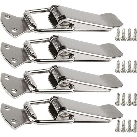 Fermoir de tension en acier inoxydable avec vis, fermoir à levier de 56 mm, loquet à ressort à bascule, clip de serrage, fermeture de boîte, capuchon de verrouillage pour boîte à outils